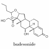 Strukturformel von Budesonid