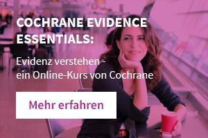 Link zur Beitrag über Cochrane Evidence Essentials